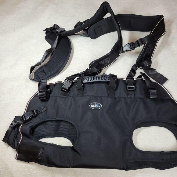 Waktu Dog Carrier Pet Pets Animals Dogs Medium Large Black Transport Luggage - Picture 3 of 11